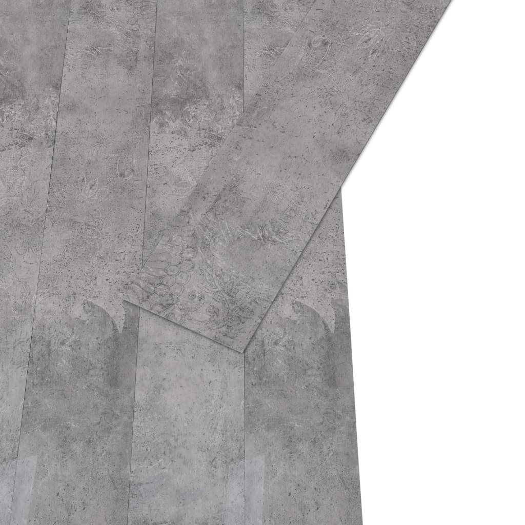 Vidaxx Planches de sol autocollantes 4,46 m² 3 mm PVC ciment marron
