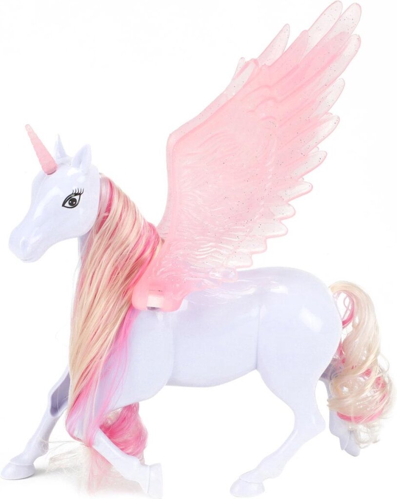 Toi-toys figurine de jeu licorne cheval de rêve avec ailes mobiles
