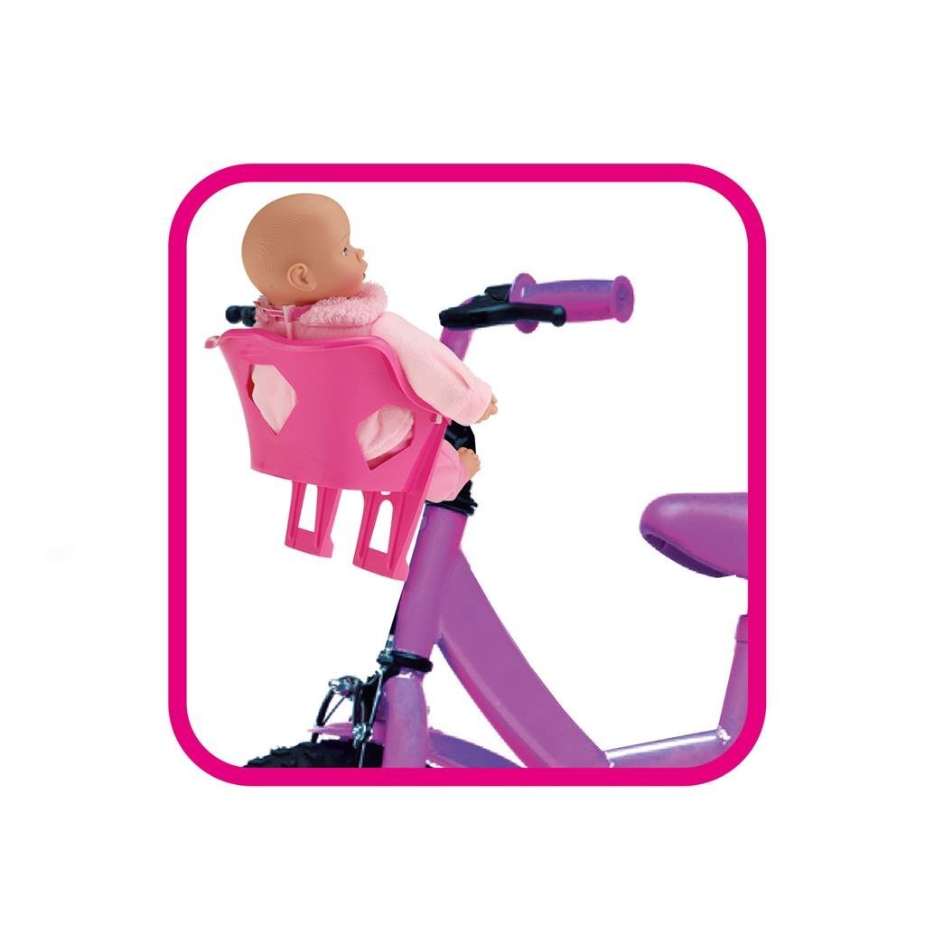 Joli siège de vélo pour poupée bébé rose