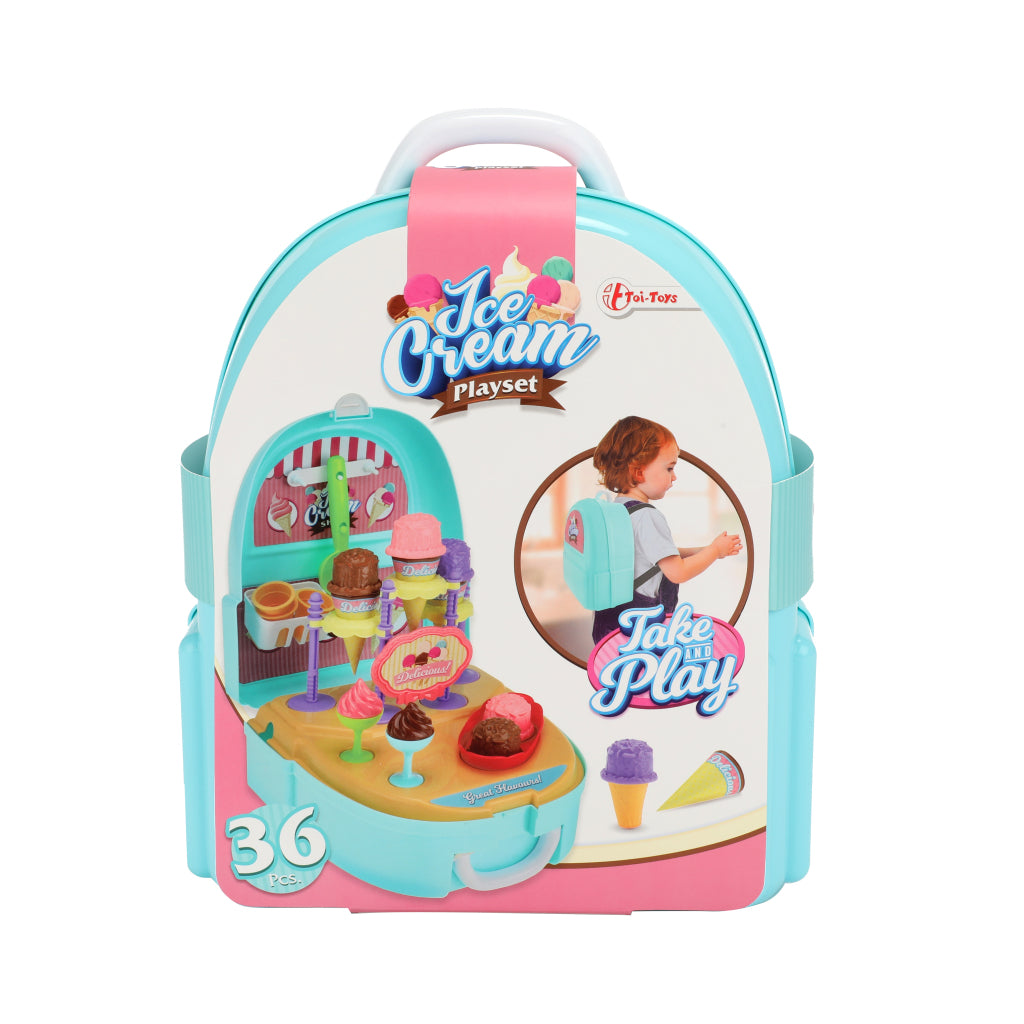 Toi-toys toi toys set de jeu glaces dans un sac à dos