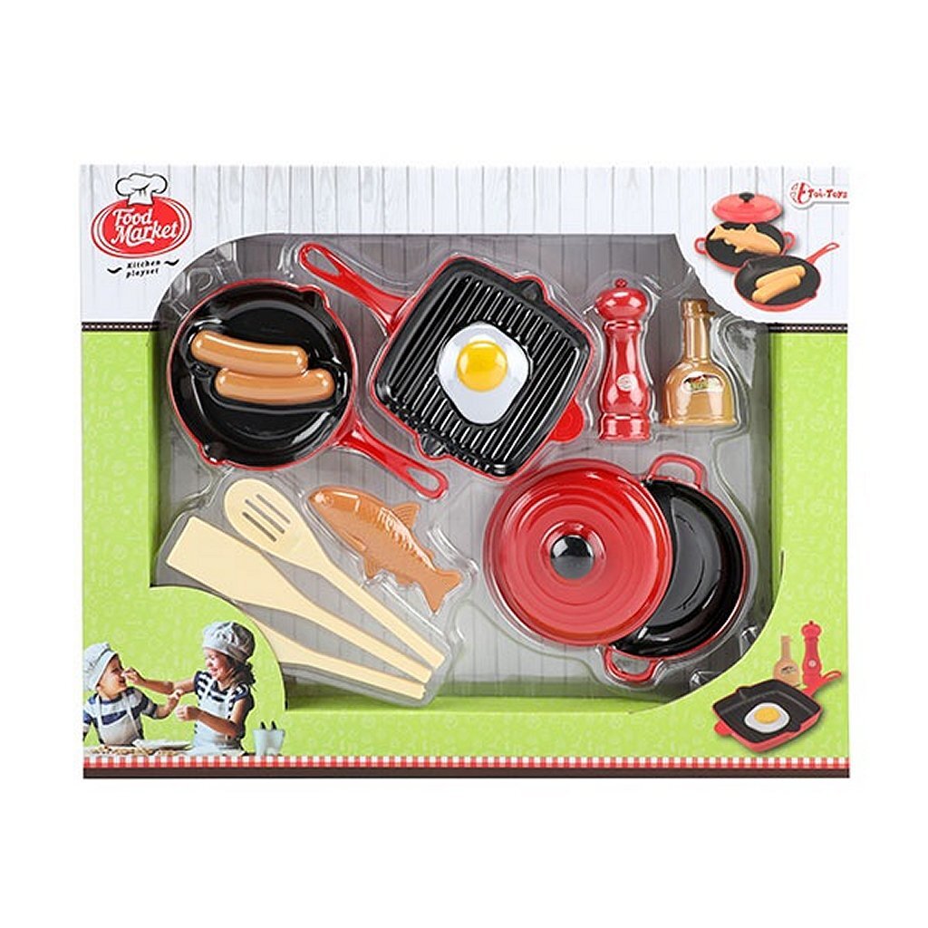 Set de cuisine du marché alimentaire 13 pièces