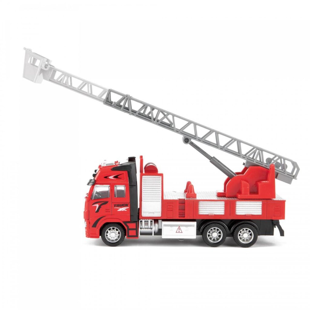 Camion de pompiers rétractable en métal 1:38
