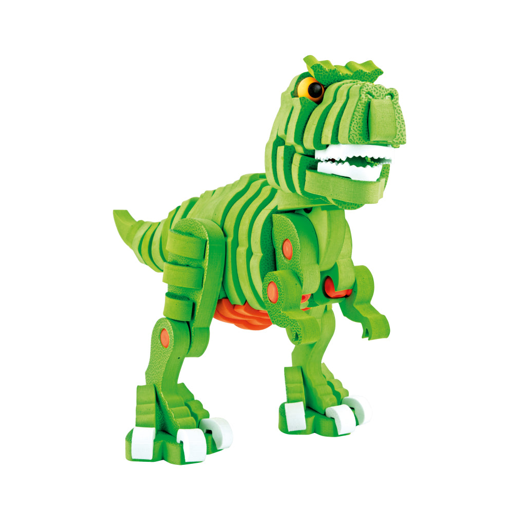 Toi-toys puzzle artisanal dinosaure 25,8 cm vert 104 pièces