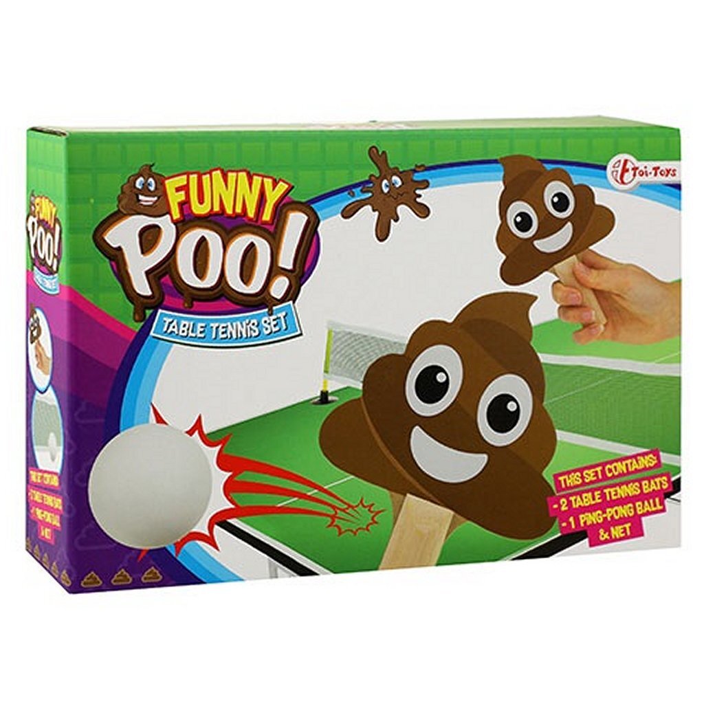 Funny Poo Ensemble de tennis de table Funny Poo