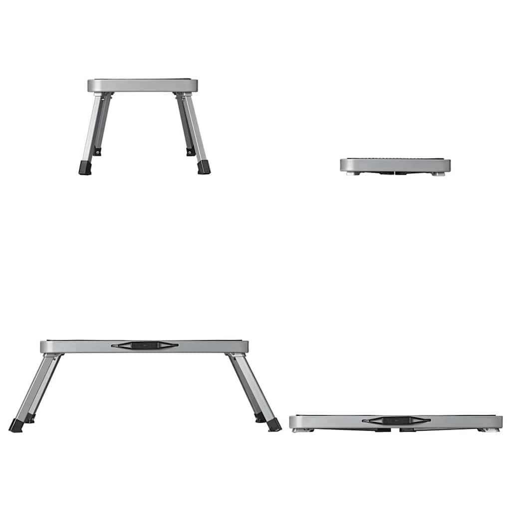 Proplus marche pliante 150 kg xl métal