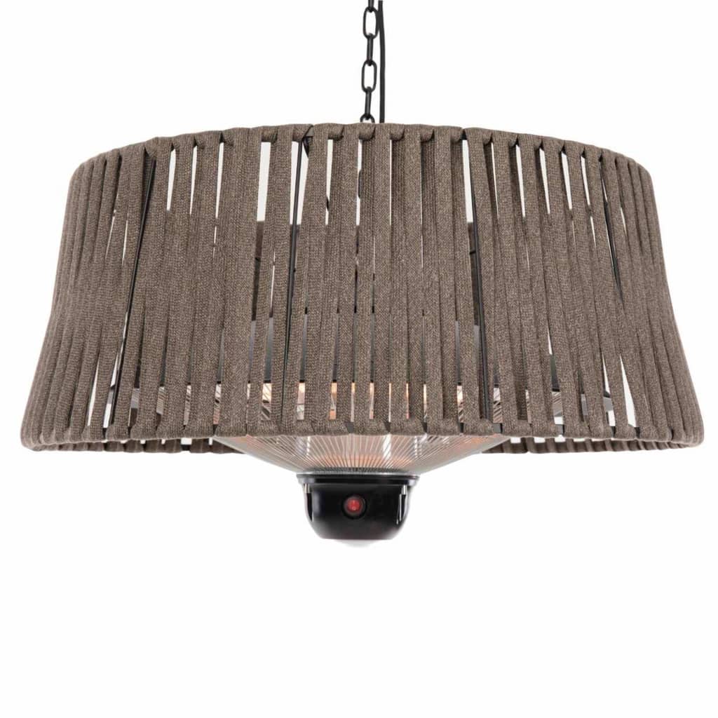 Chauffage de suspension du soleil Artix Corda 1800 W Halogon Brown