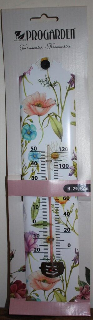 Fleur de thermomètre de jardin Pro