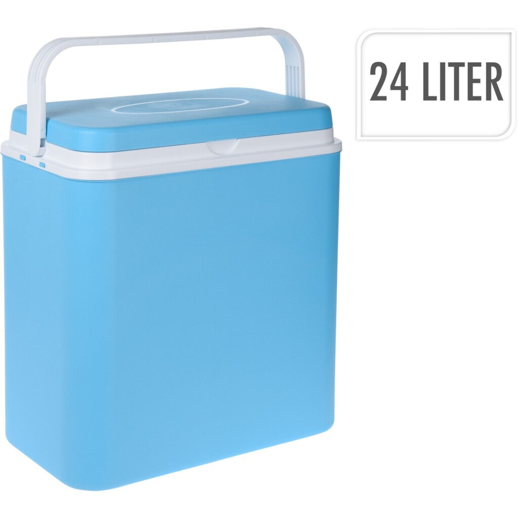 Glacière Basic 24l bleu blanc
