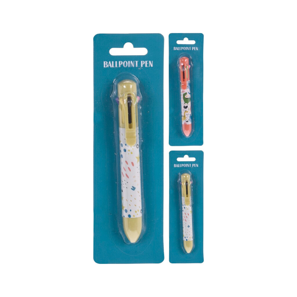 Stylo multicolore dinosaure basique