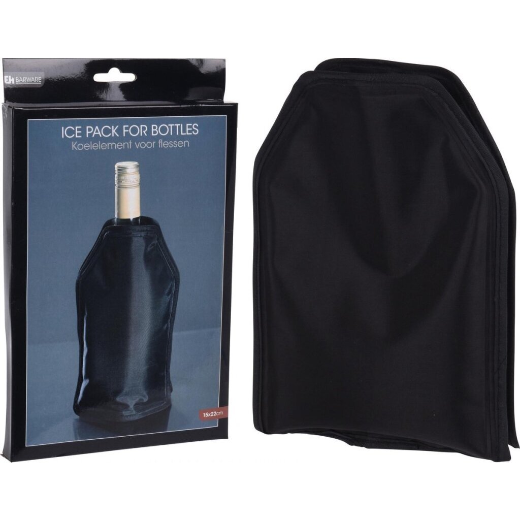 Excellent refroidisseur de bouteille d'articles ménagers 15x22 cm noir