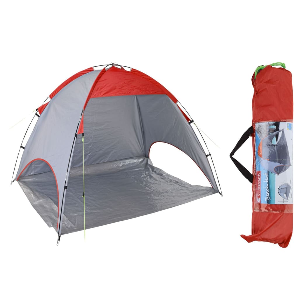 Probeach Beach Tent 220x120x115 cm rouge et gris
