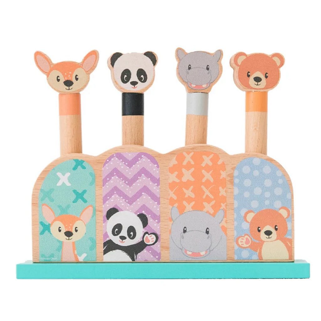 Animaux pop-up en bois Studio Circus