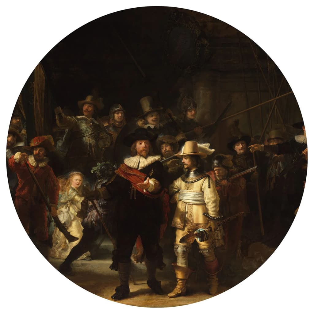 Wallart Wallow Circle the Night Watch 190 cm