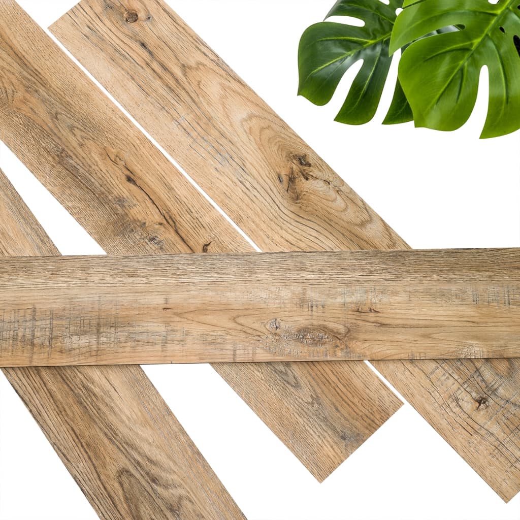 Walart Planks Wood-look recyclé chêne vintage brun