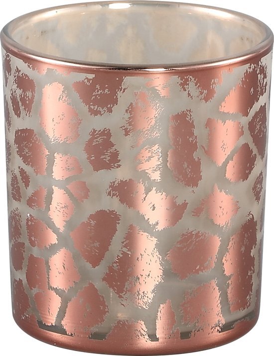 No brand ptmd lanterne désire imprimé girafe rose 8 cm | 6 pièces