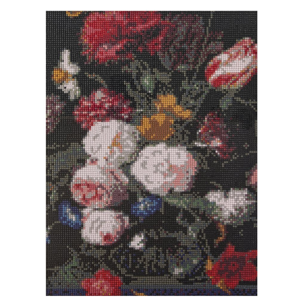 Craft sensations peinture diamant fleurs 40x50 cm