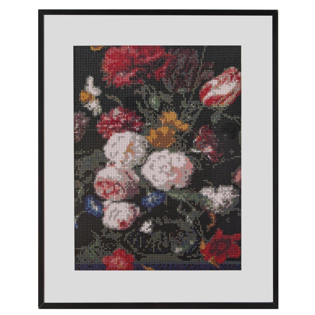 Craft sensations peinture diamant fleurs 40x50 cm