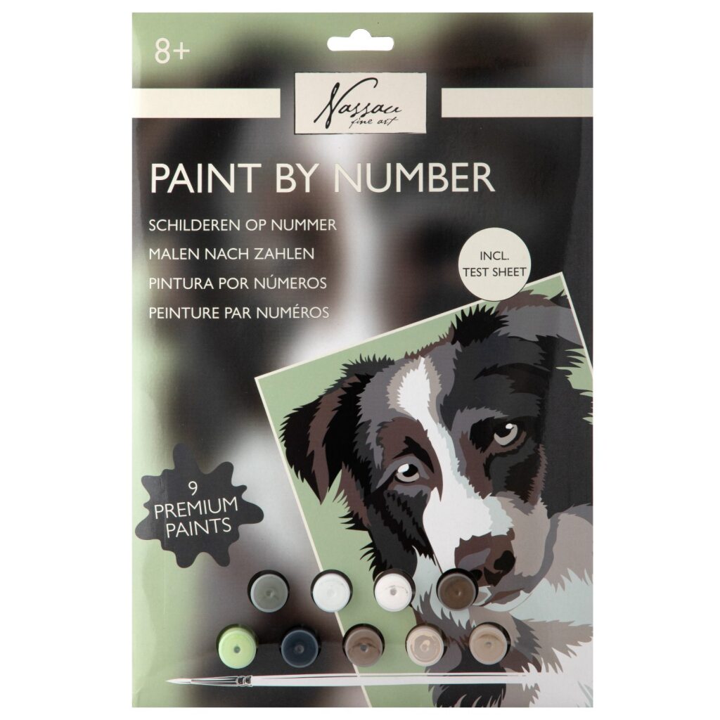 Peinture d'art de Nassau par numéro de chien