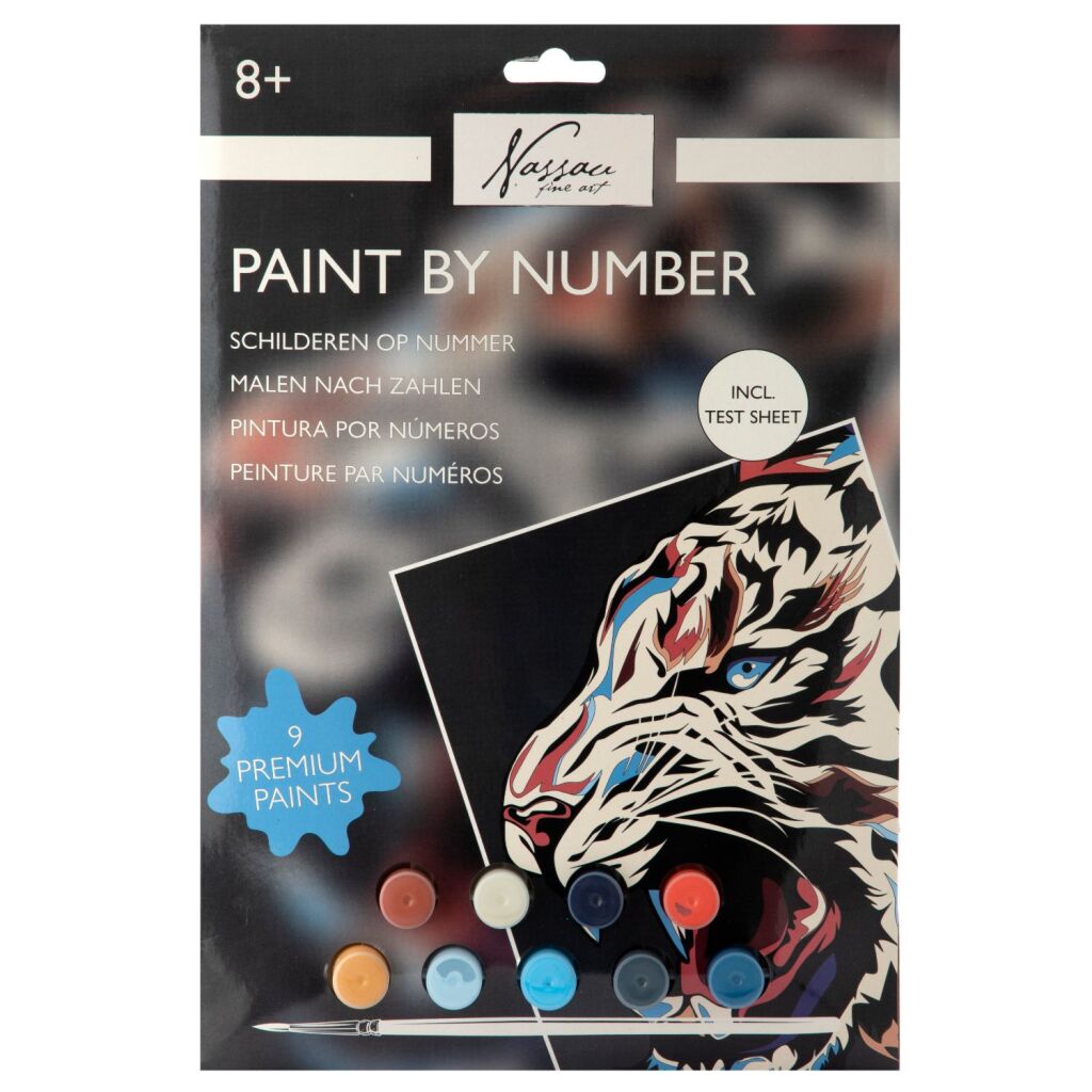 Peinture d'art de Nassau par numéro de tigre