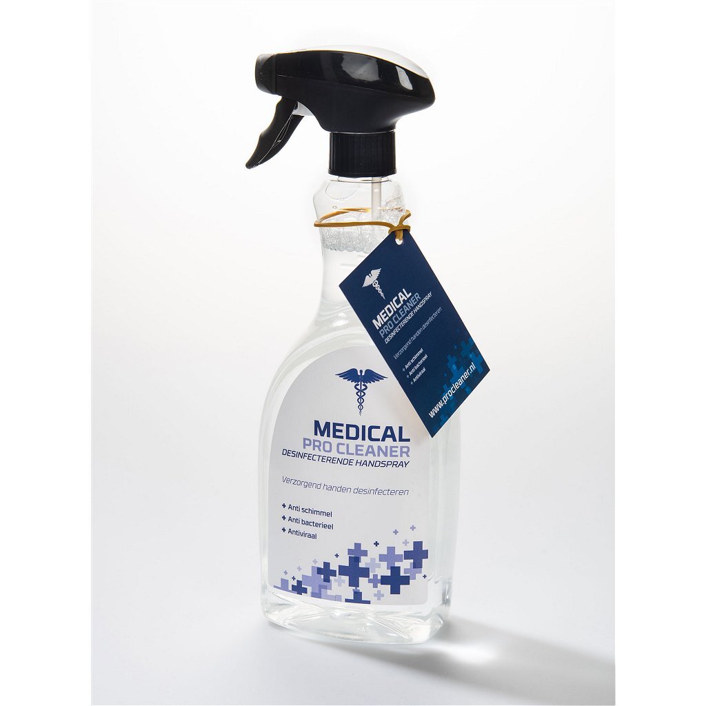 Spray désinfectant pour les mains Medical Pro Cleaner 750 ml boîte 10 pièces