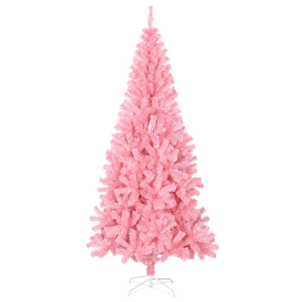 Vidaxl Kunstkerstboom avec un rose PVC de 210 cm standard