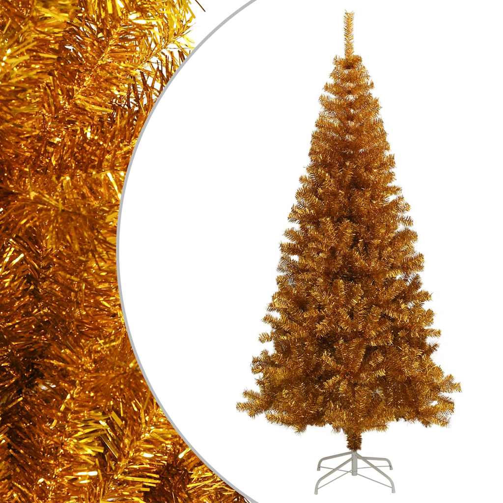 Sapin de Noël artificiel Vidaxx avec capuchon standard de 180 cm, doré