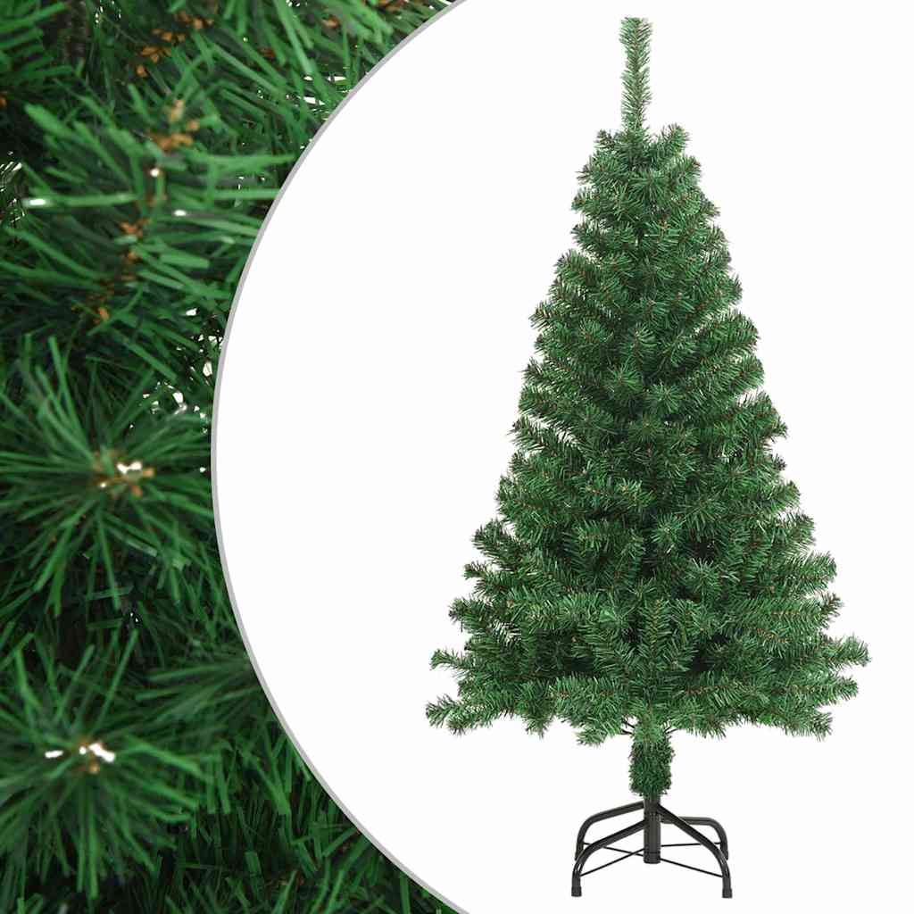 Vidaxl kunstkerstboom avec des branches épaisses 150 cm en PVC vert