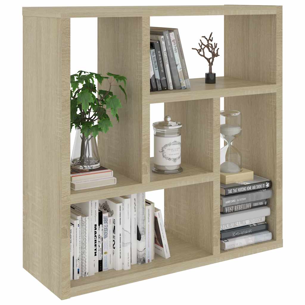 Vidaxl wandschap 45,1x16x45,1 cm bewerkt hout sonoma eikenkleurig