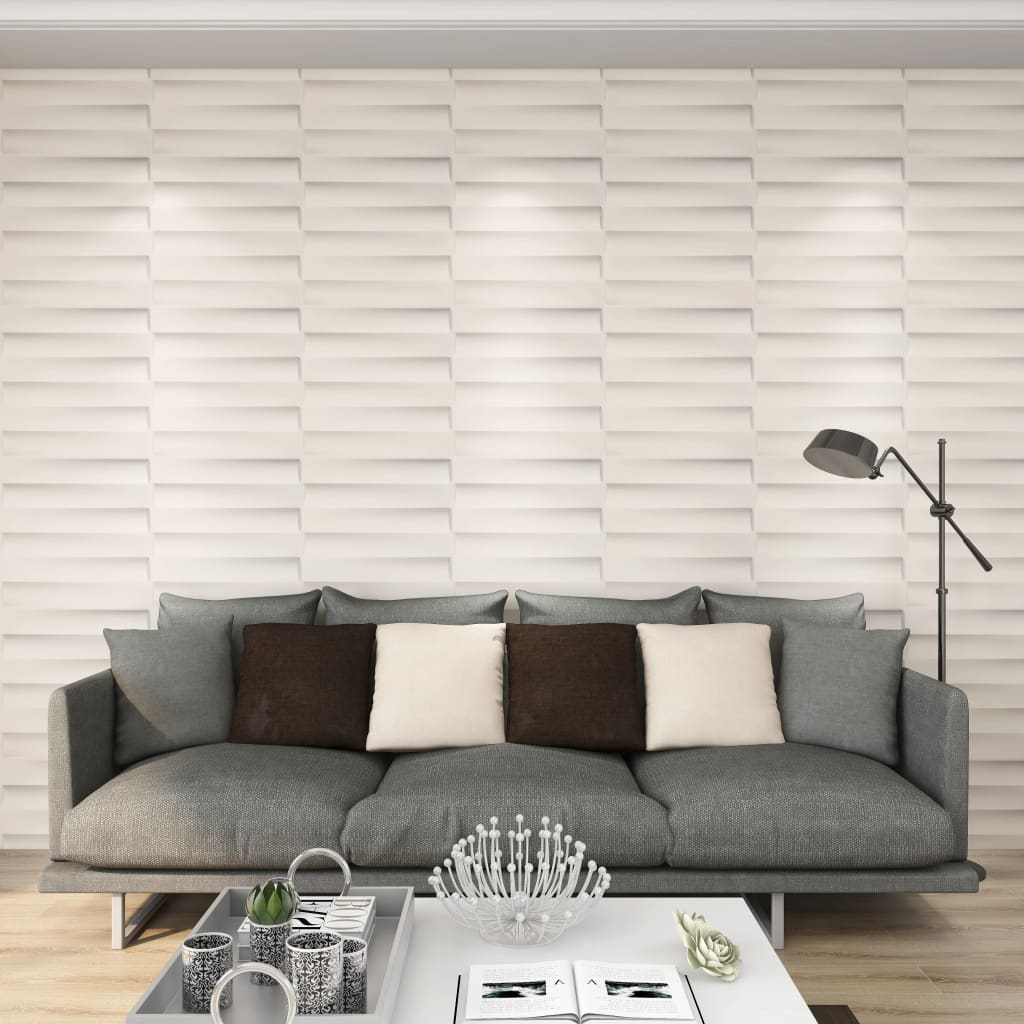 Panneaux muraux Vidaxxl 24 pcs 3d 6 m² 0,5x0,5 m