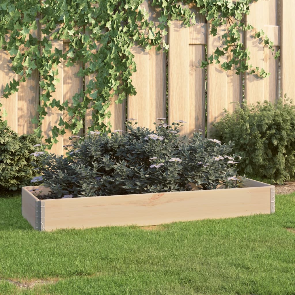 Vidaxx jardinière surélevée 50x150 cm bois de pin massif