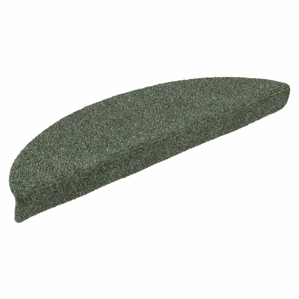 Vidaxl Stair Mats auto-adhésif 15 pièces 56x17x3 cm Hémisphère vert