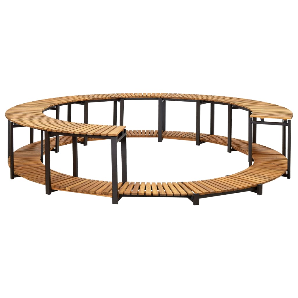 VidaXL Contour de spa 273x53 cm en bois d'acacia massif