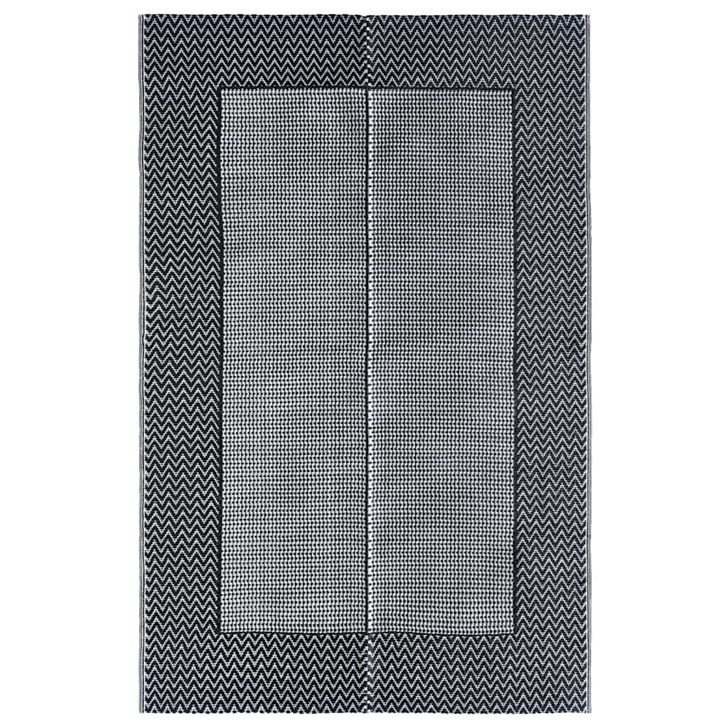 Vidaxl extérieur tapis Arakil 120x180 cm pp gris