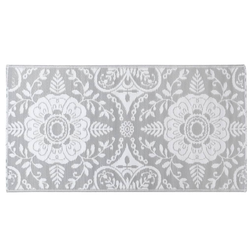 Vidaxl extérieur tapis Arakil 80x150 cm pp gris clair