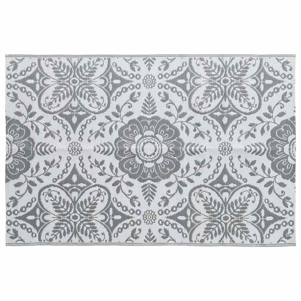 Vidaxl extérieur tapis Arakil 120x180 cm pp gris clair