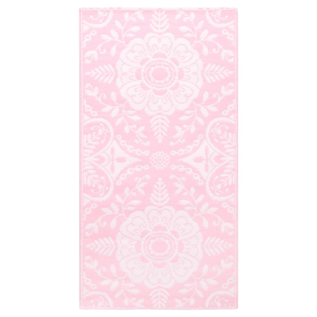 Vidaxl Extérieur Rug 80x150 cm pp rose