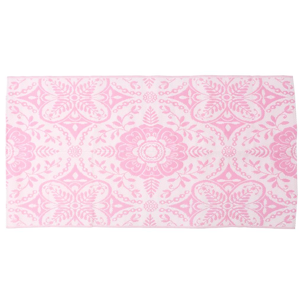 Vidaxl extérieur tapis arakil 120x180 cm pp rose
