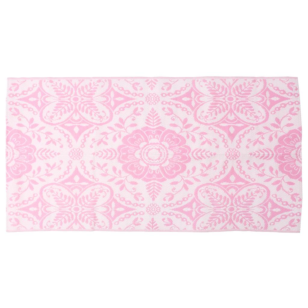 Vidaxl extérieur tapis arakil 120x180 cm pp rose