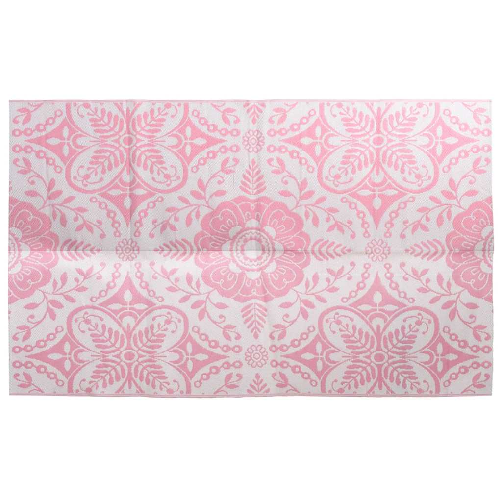 Vidaxl à l'extérieur du tapis aakil 160x230 cm pp rose