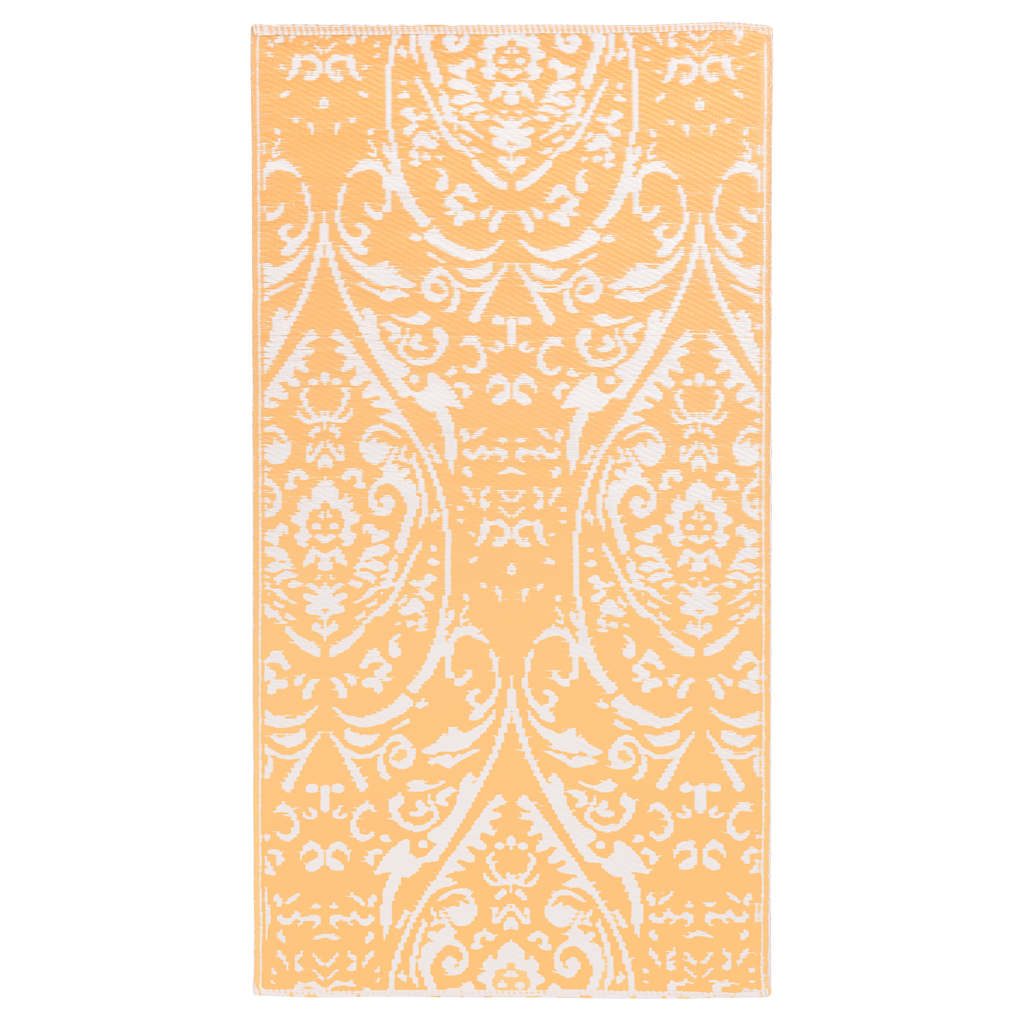 Vidaxl à l'extérieur du tapis Arakil 80x150 cm pp orange et blanc