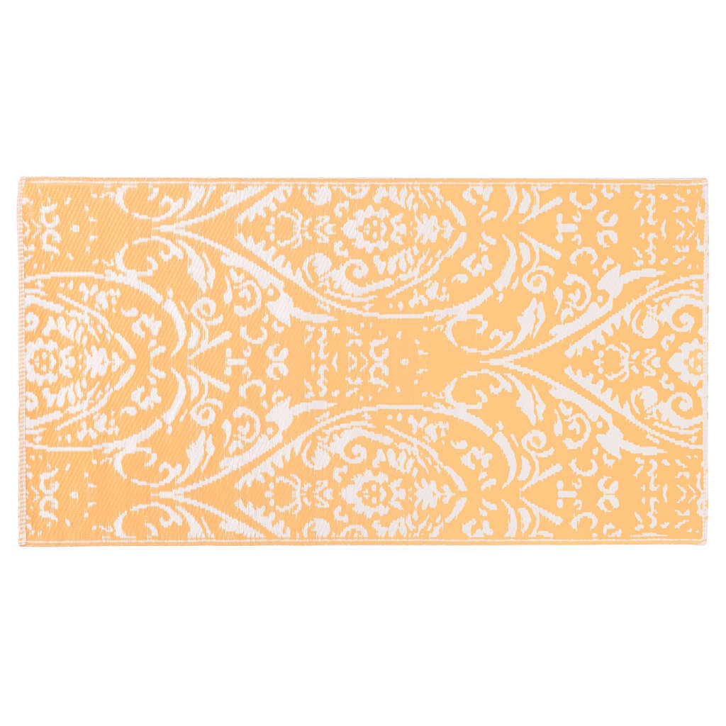 Vidaxl à l'extérieur du tapis Arakil 120x180 cm pp orange et blanc