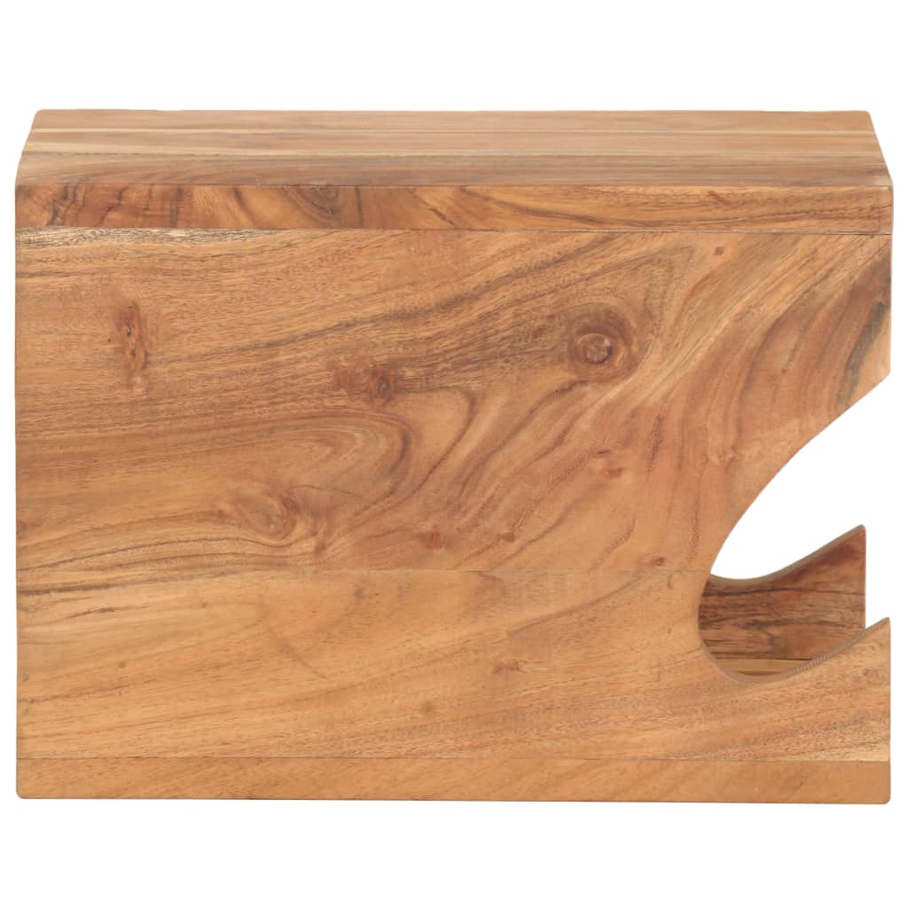 Vidaxx porte-vélos mural 35x25x25 cm bois d'acacia massif