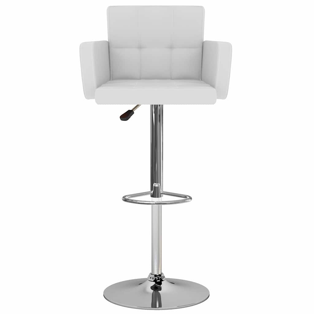 Vidaxl barstoelen 2 st kunstleer wit