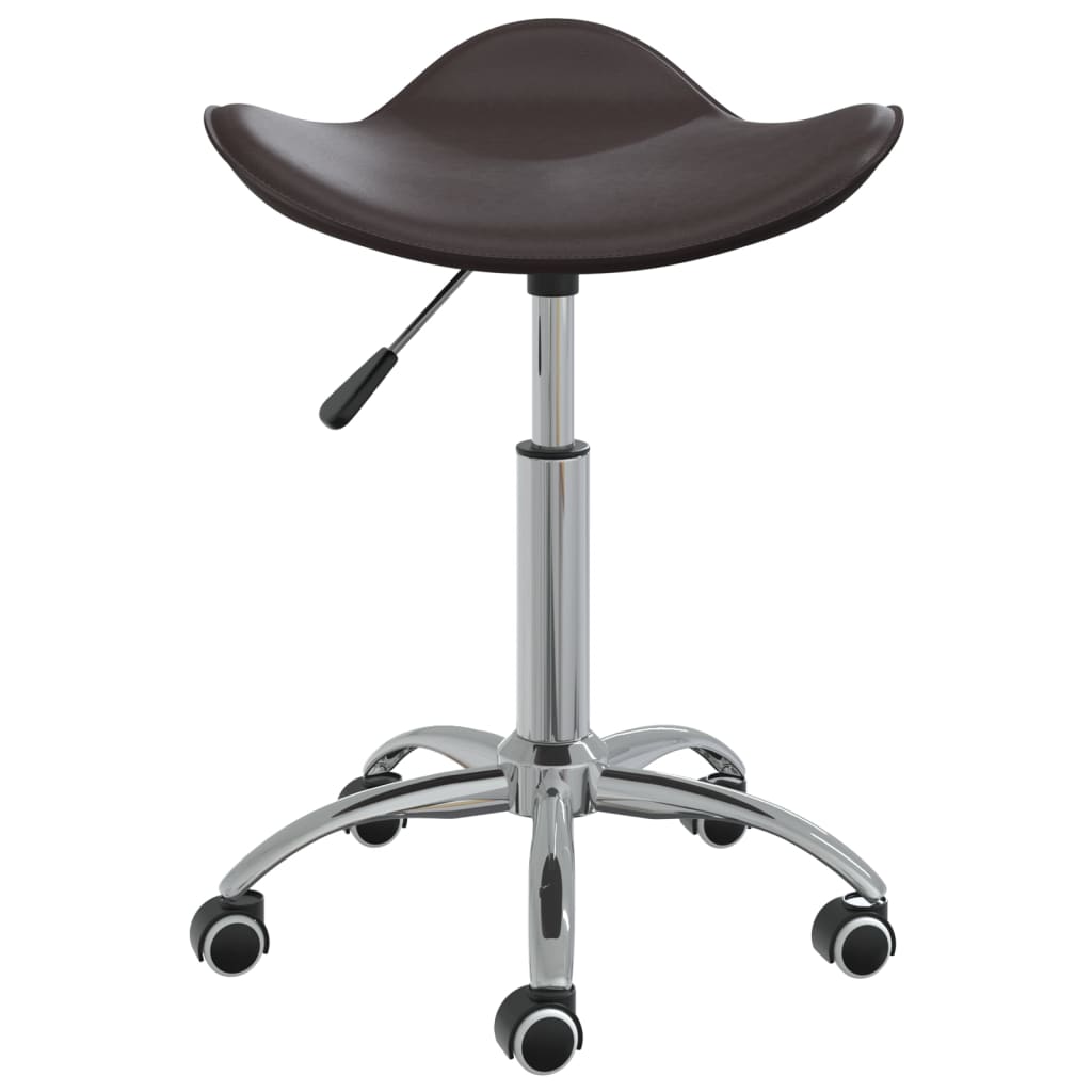 VidaXL tabouret de salon simili cuir marron