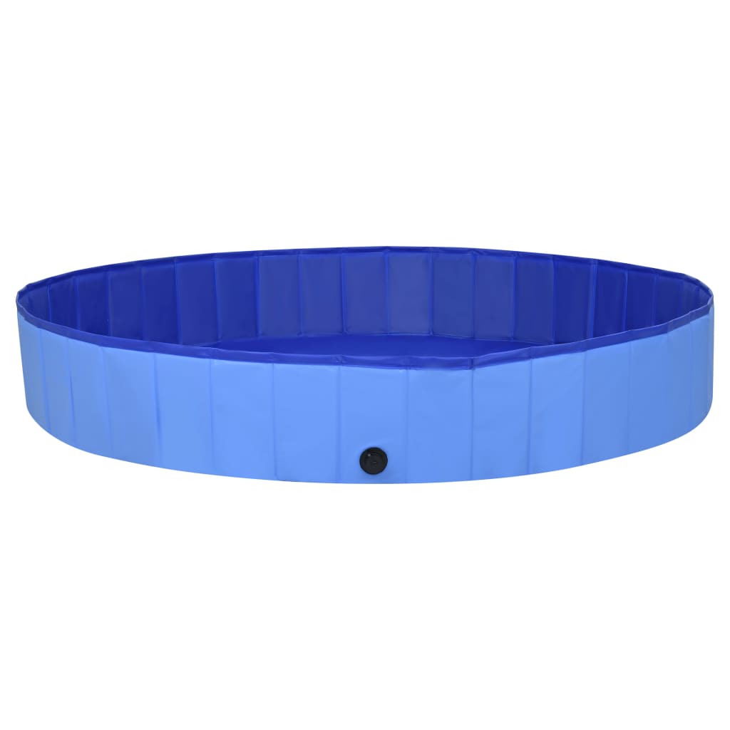 Vidaxl chien piscine pliable 200x30 cm PVC bleu
