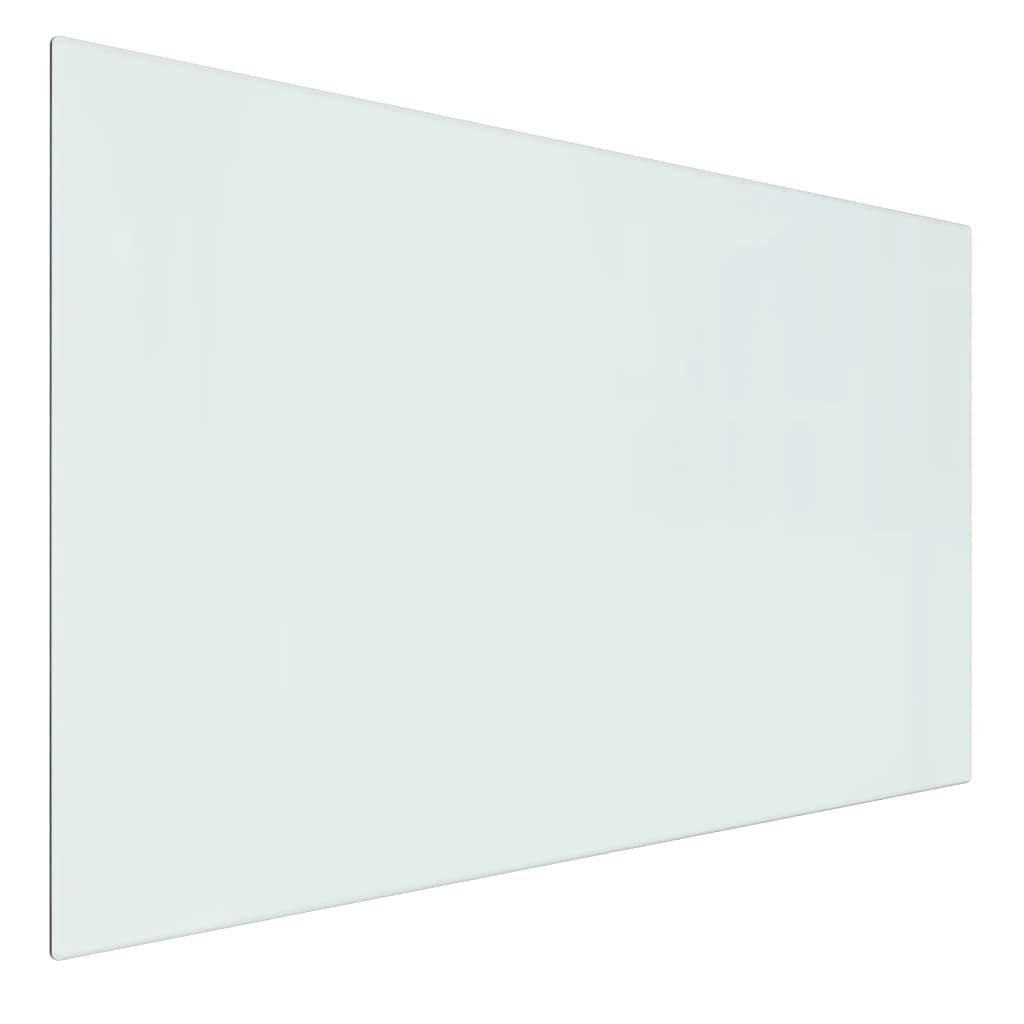 Vidaxx plaque de verre cheminée rectangulaire 80x50 cm