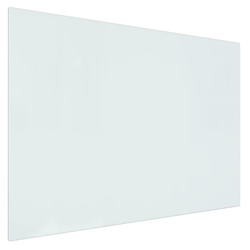 Vidaxx plaque de verre cheminée rectangulaire 80x60 cm