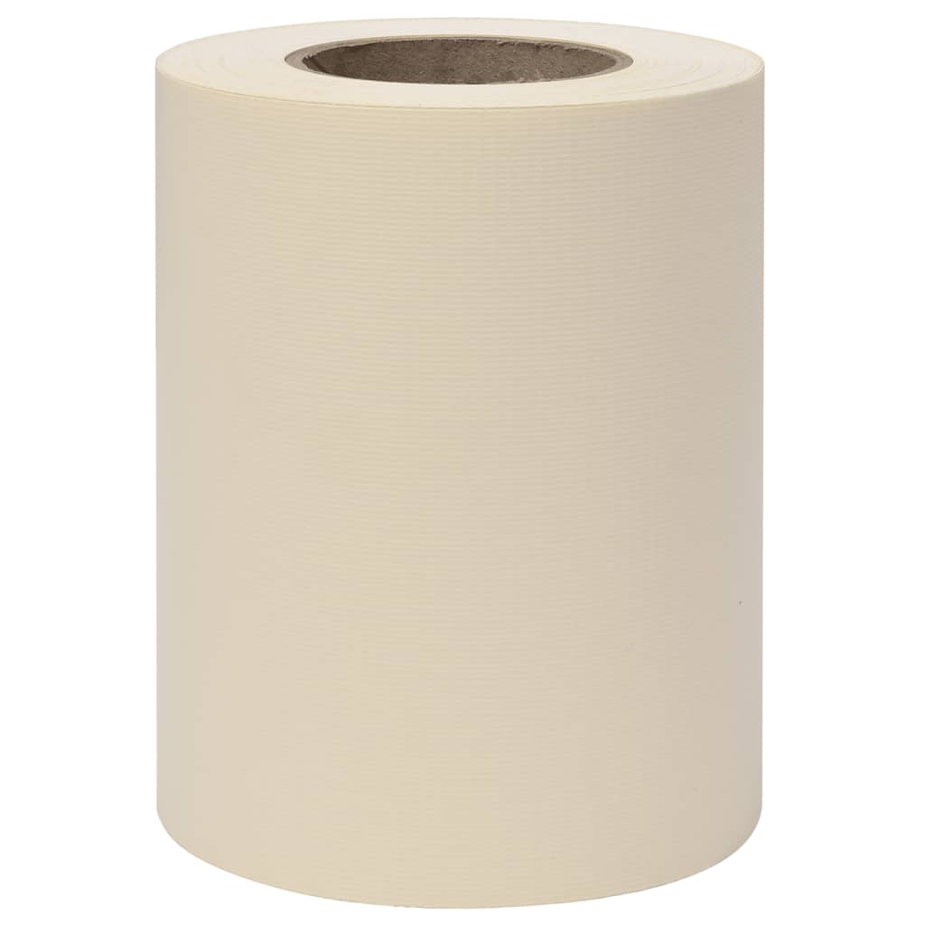 Écran de jardin Vidaxl 70x0.19 M PVC CRAME -COLORED