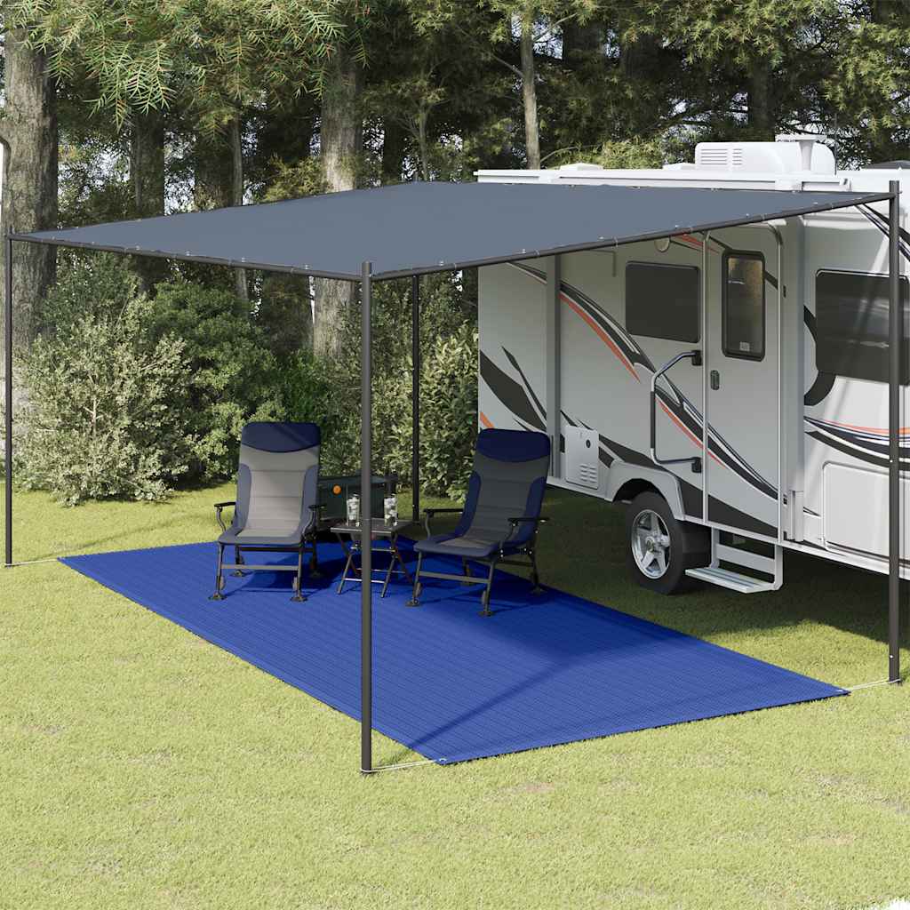 Tapis de tente Vidaxl 250x600 cm bleu HDPE