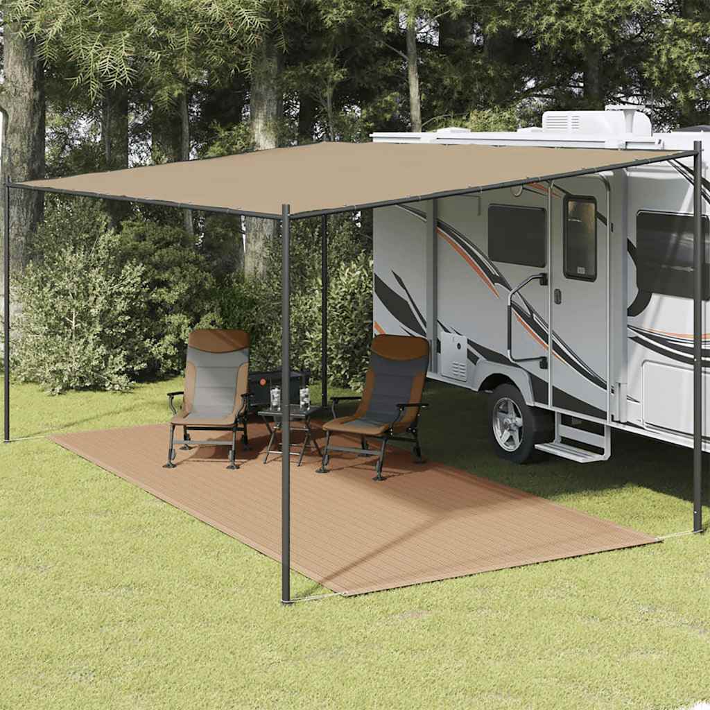 Tapis de tente Vidaxl 250x600 cm taupe